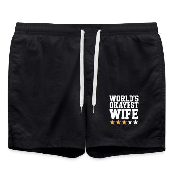La femme la plus correcte du monde - Short de bain - noir - Devant - AI Model Male 185 light (185cm)