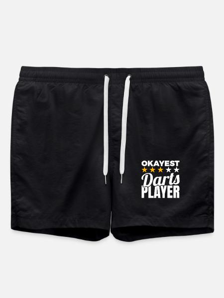 Average darts player - Swim Trunks - black