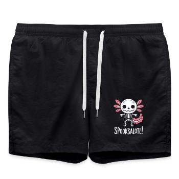 Spooksalot Skeletthase - Badeshorts - Schwarz - Vorne - AI Model Male 185 light (185cm)