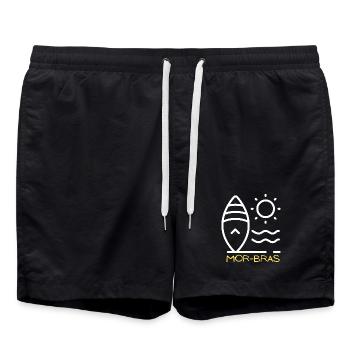 Mor Bras - Short de bain - noir - Devant - AI Model Male 185 light (185cm)
