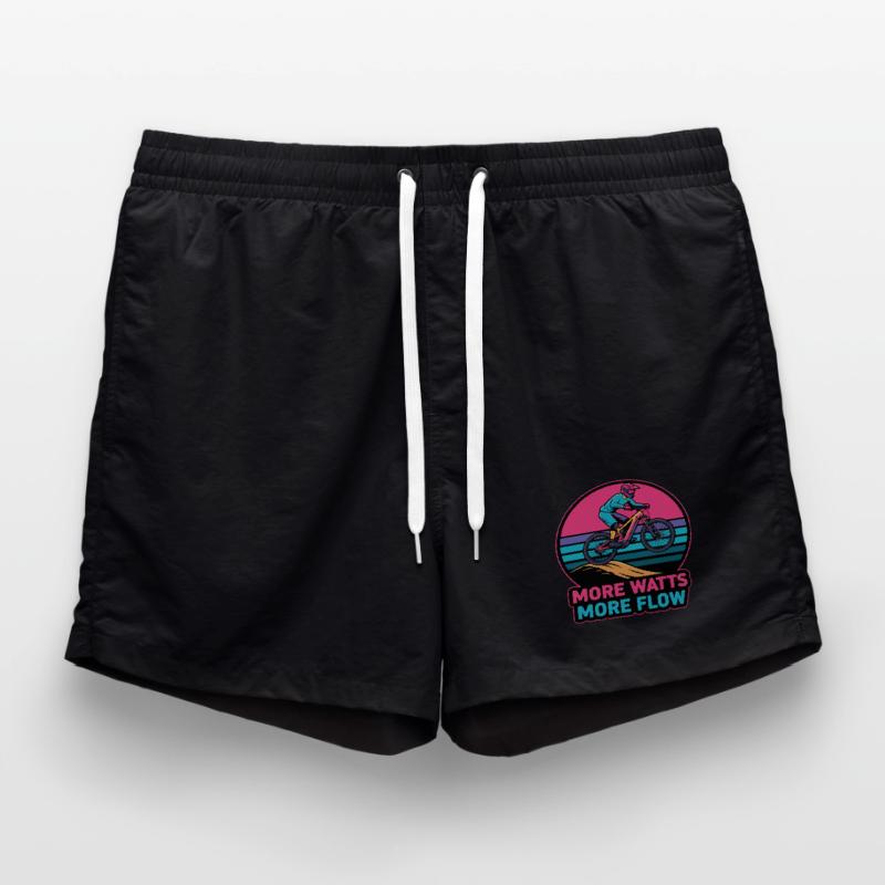 Retro E-MTB Sunset Plus de Watts Plus de Débit Short de bain