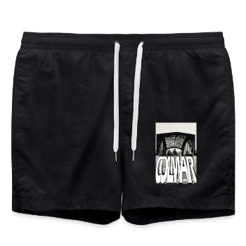 Colmar Graph Pont - Short de bain - noir - Devant - AI Model Male 185 light (185cm)