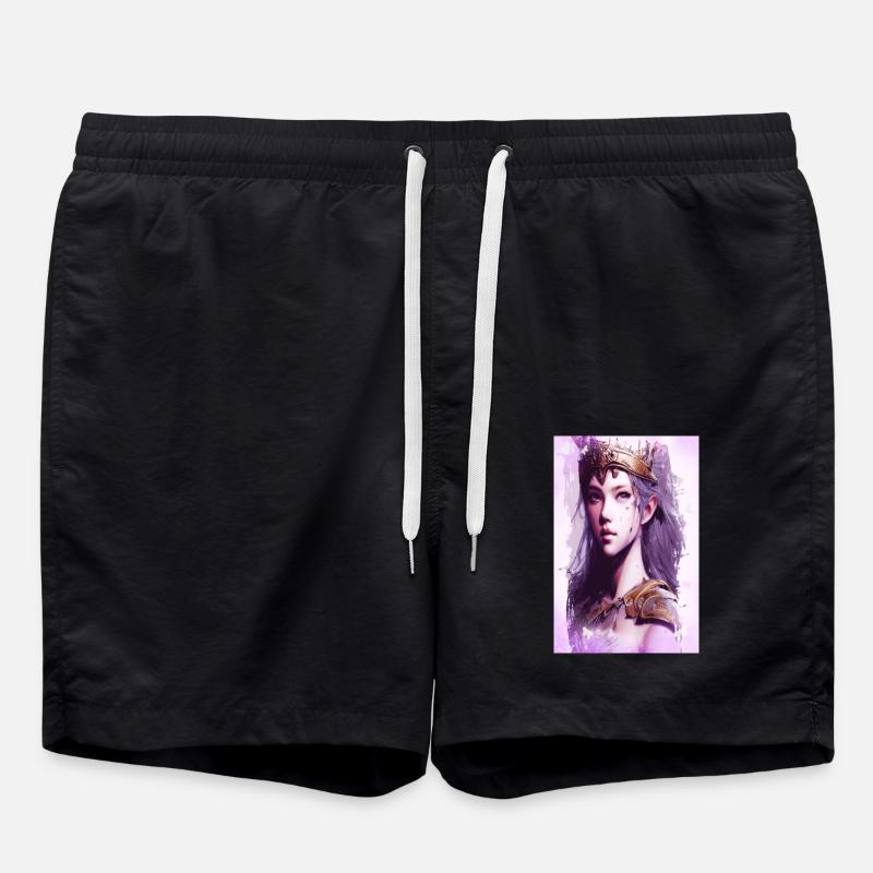 Valkyrie Amazon Warrior Fine Art Affiche - Short de bain - noir