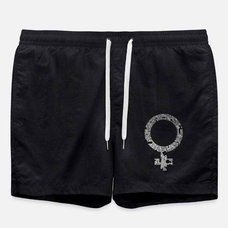 Women's power - Swim Trunks - black