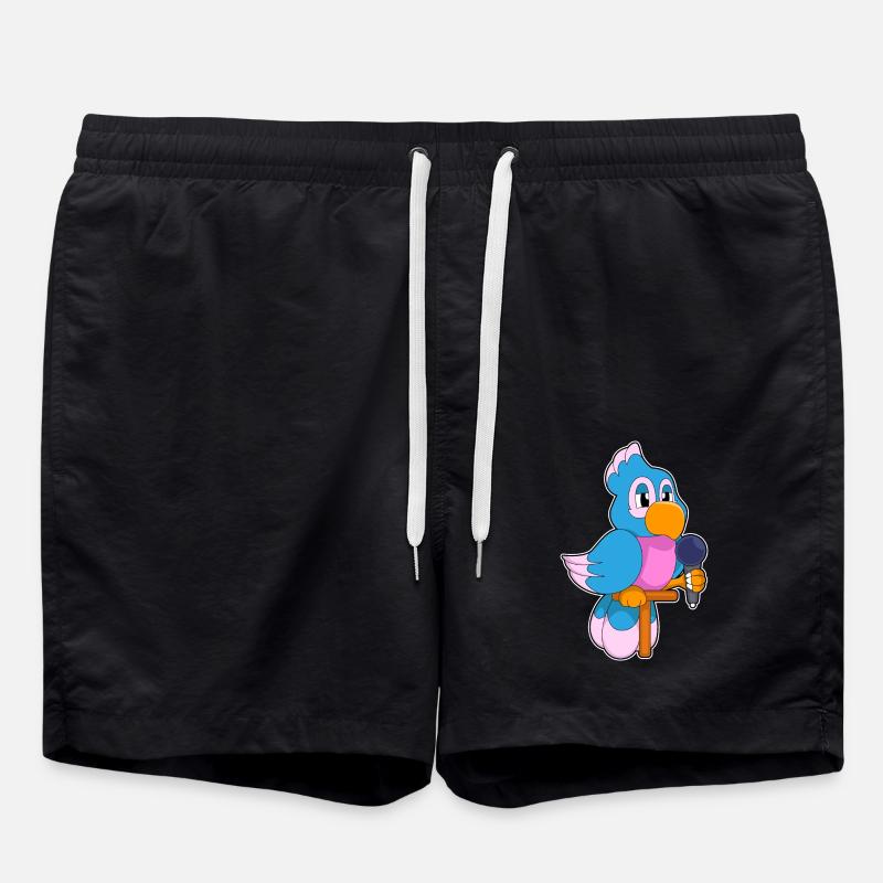 Parrot Singer Microphone - Swim Trunks - black