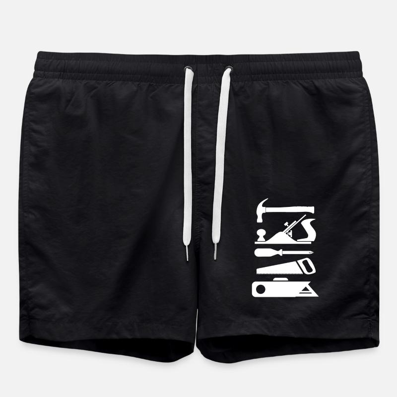 Outils menuiserie Menuisier - Short de bain - noir