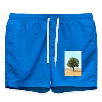 Tree, Environment, Nature - Swim Trunks - cobalt blue - Front