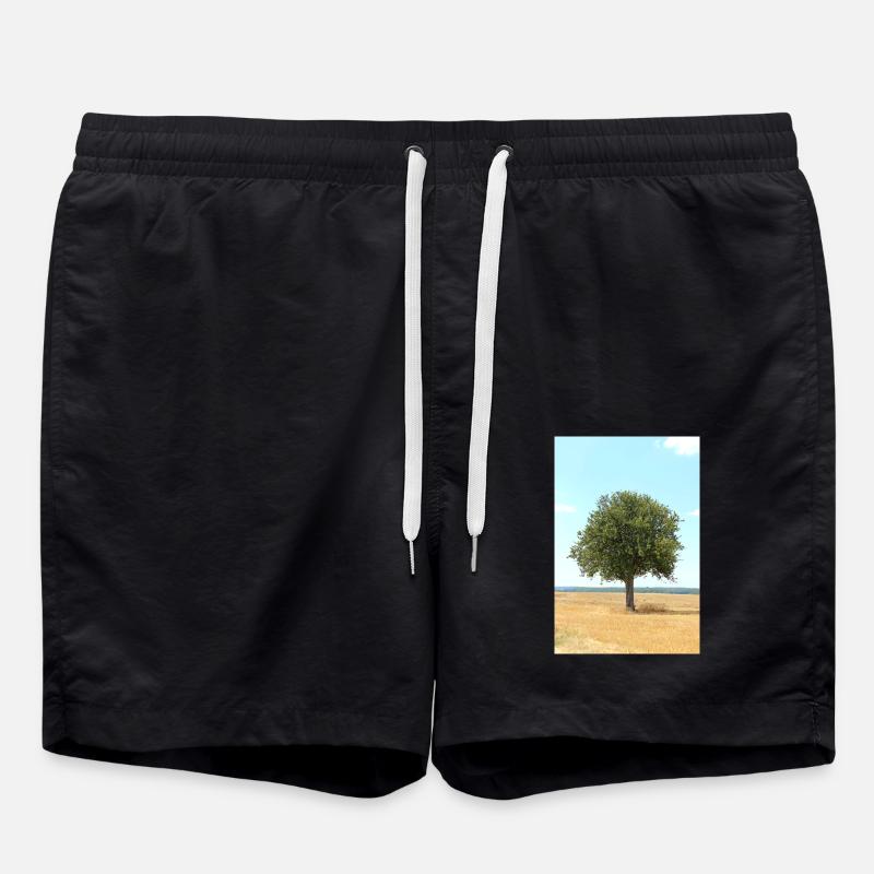 Baum, Umwelt, Natur - Badeshorts - Schwarz