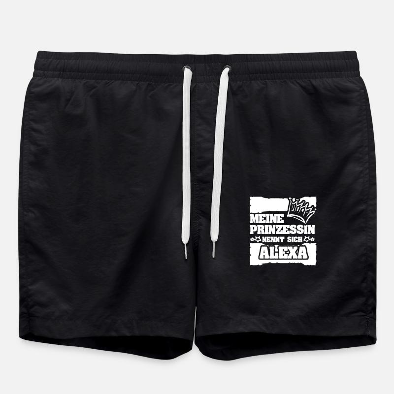 Gift for Alexa - Swim Trunks - black