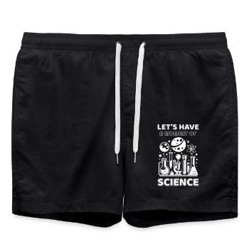 About Science - Badeshorts - Schwarz - Vorne - AI Model Male 185 light (185cm)