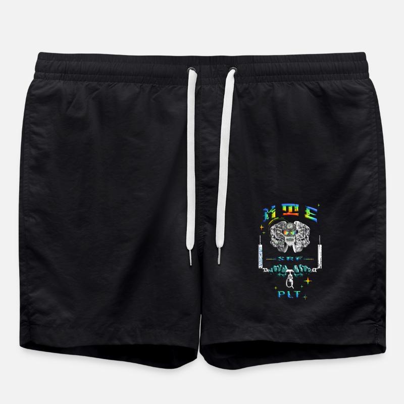 Kitesurf pilot - Swim Trunks - black