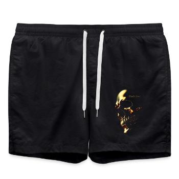 Goldskull - Swim Trunks - black - Front - AI Model Male 185 light (185cm)