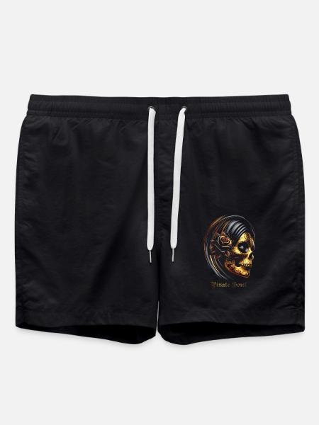 santa muerte - Short de bain - noir