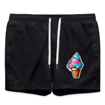 Eis - Swim Trunks - black - Front - AI Model Male 185 light (185cm)
