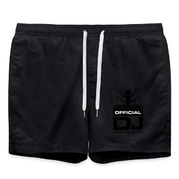 Platines Dj - Short de bain - noir - Devant - AI Model Male 185 light (185cm)