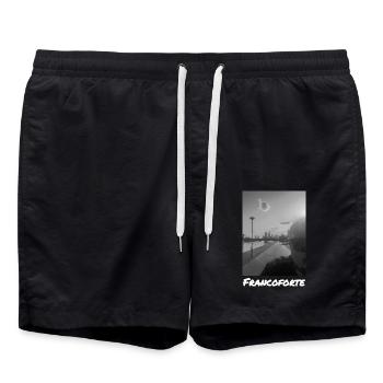 FRANCOFORTE - Badeshorts - Schwarz - Vorne - AI Model Male 185 light (185cm)