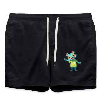 Forest Monster 0790894 - Swim Trunks - black - Front - AI Model Male 185 light (185cm)