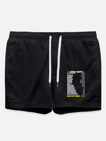 Zodiac sign Libra - Swim Trunks - black