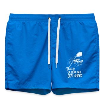 Je peux pas, skateboard - Short de bain - cobalt blue - Devant