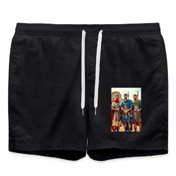 Auxilia rise, Slavic winds thread through Rome’s c - Swim Trunks - black - Front - AI Model Male 185 light (185cm)