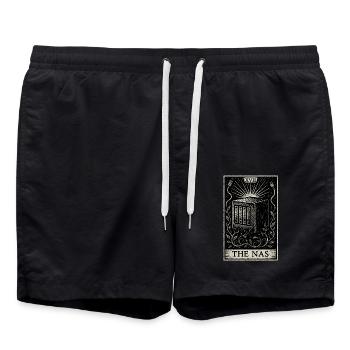 Datafararding Tarot : l’oracle du NAS - Short de bain - noir - Devant - AI Model Male 185 light (185cm)