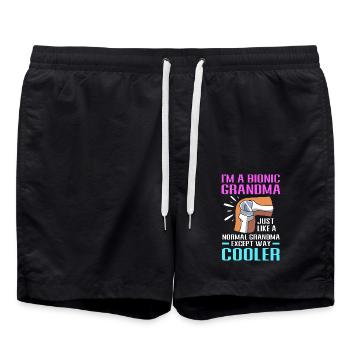 Chirurgie du genou Chirurgie du genou - Short de bain - noir - Devant - AI Model Male 185 light (185cm)