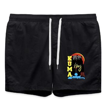 KUMA Japanese Bearhugger - Badeshorts - Schwarz - Vorne - AI Model Male 185 light (185cm)