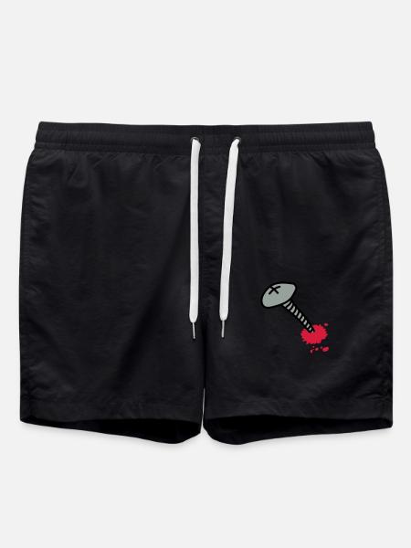wunde_3c - Swim Trunks - black