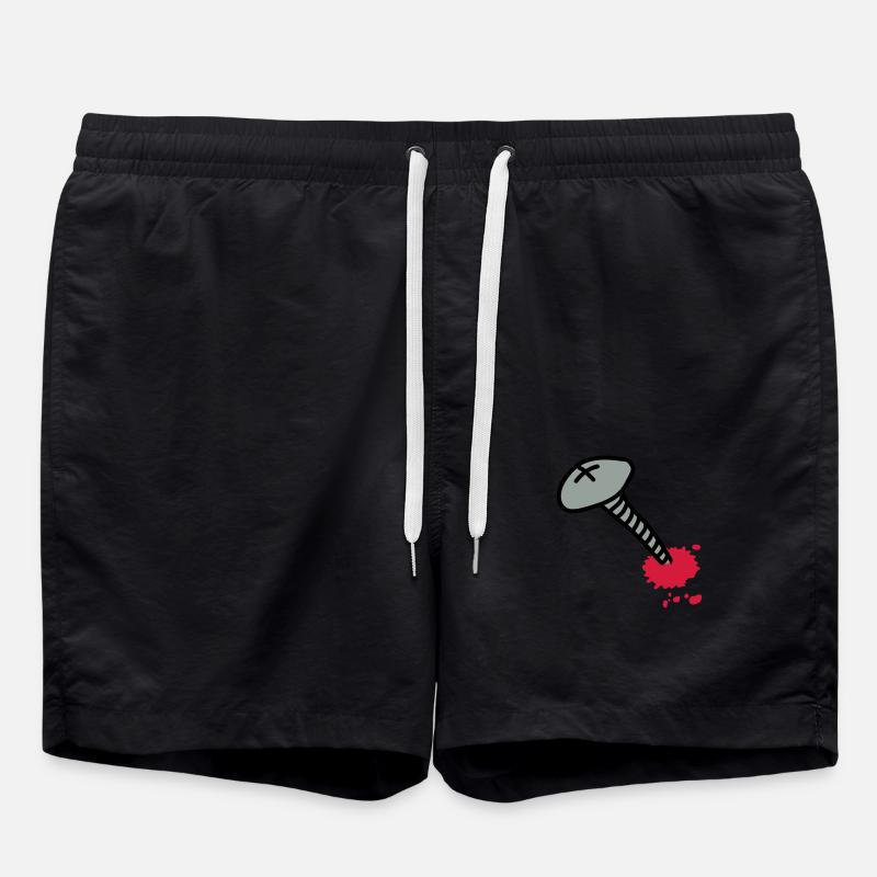 wunde_3c - Short de bain - noir