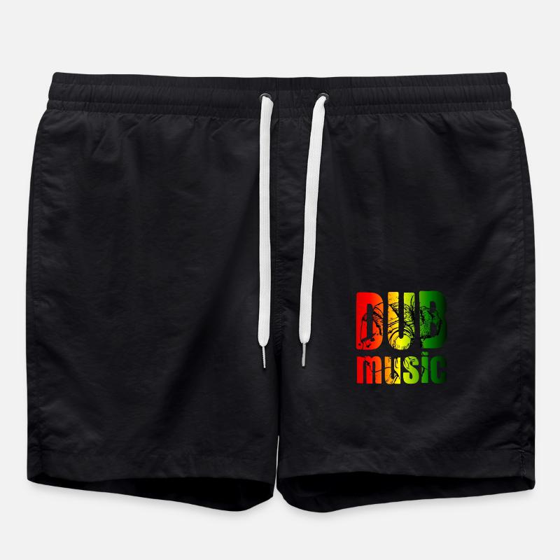 DUB - Badeshorts - Schwarz