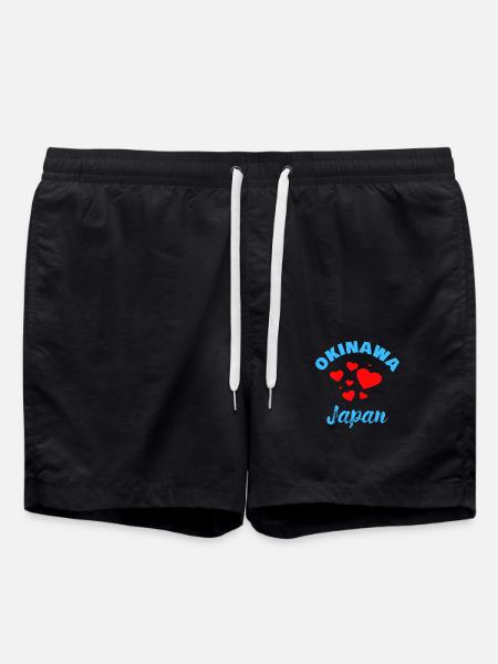 Okinawa Japan - Badeshorts - Schwarz