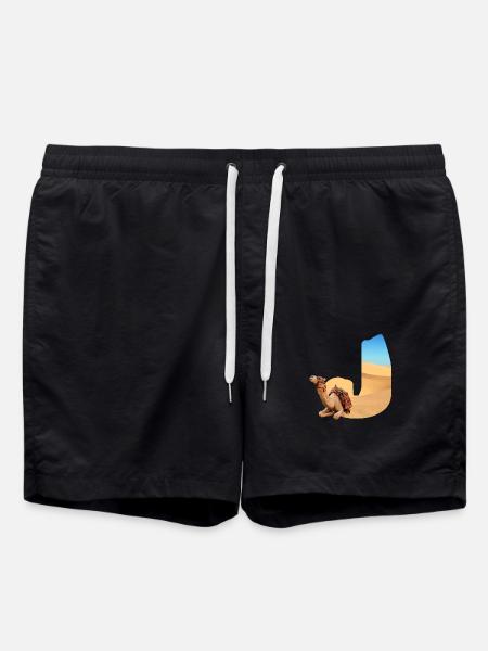 désert avec kamel j - Short de bain - noir