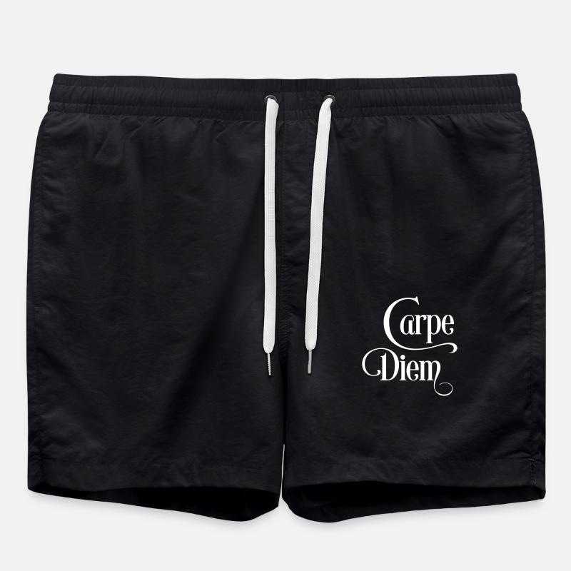 carpe diem - Swim Trunks - black