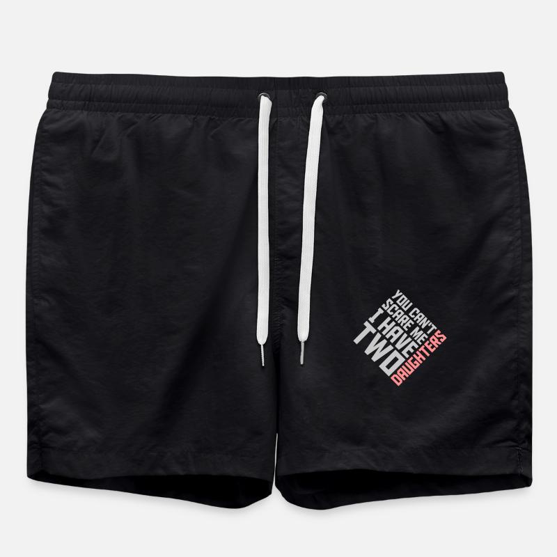 I have two daughters - Badeshorts - Schwarz
