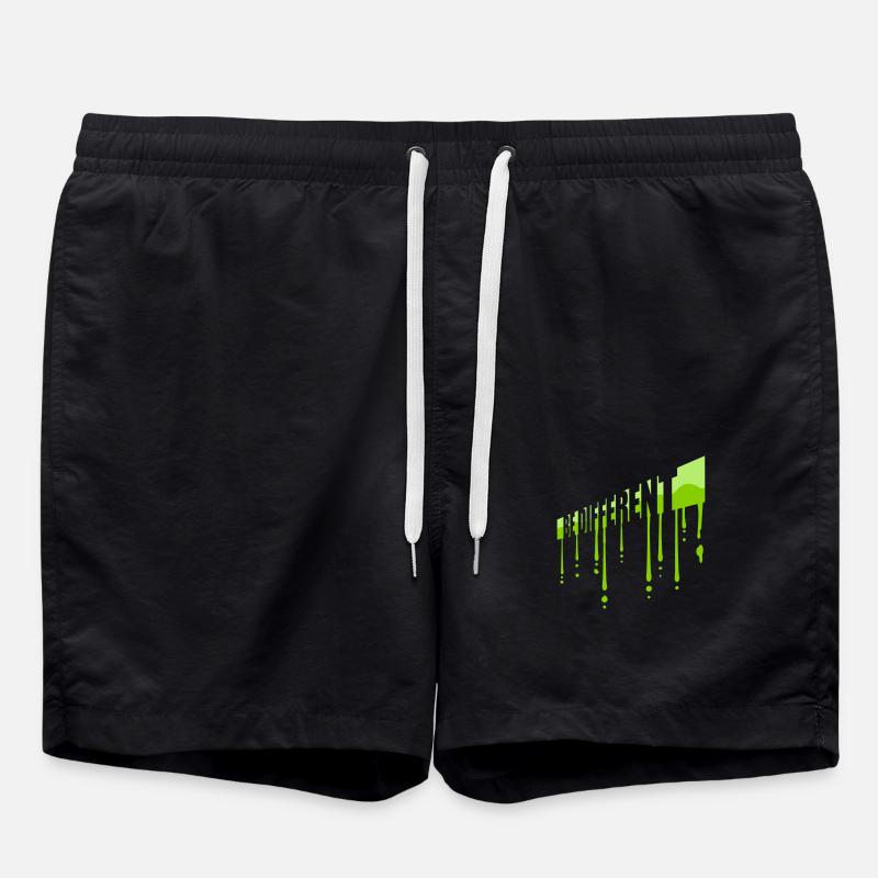 Soyez différent Logo Design - Short de bain - noir
