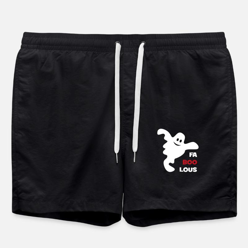 Halloween Ghost - Swim Trunks - black