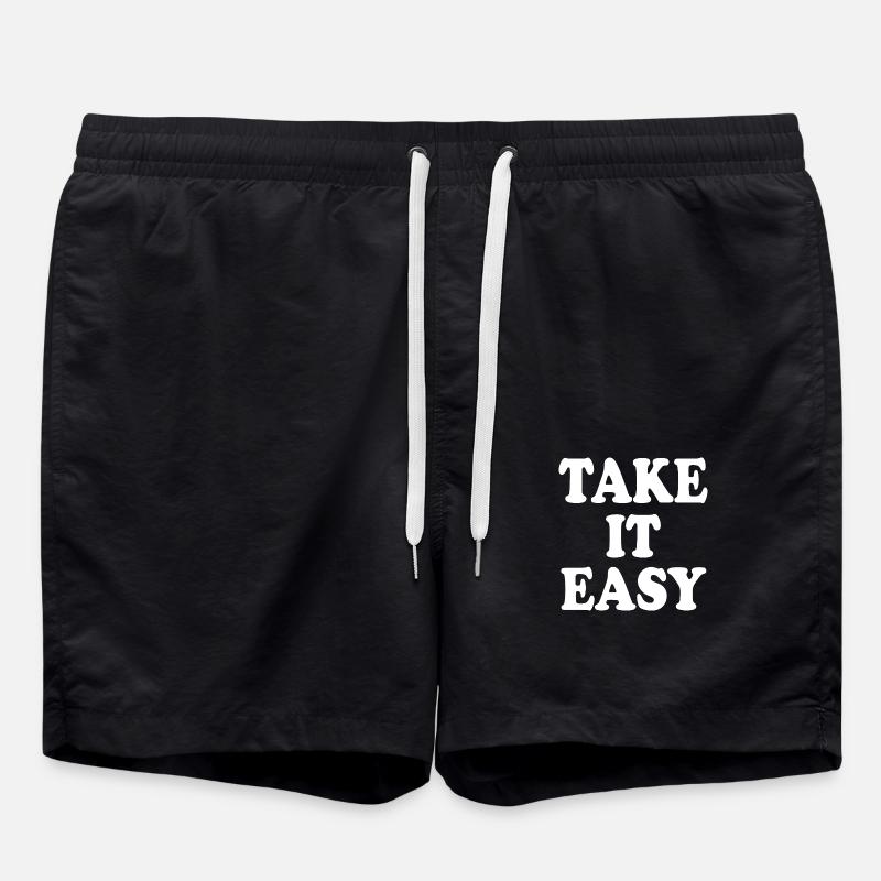 Take it easy - Short de bain - noir
