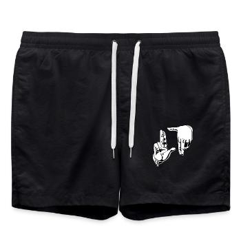 Photo à la recherche de mains - Short de bain - noir - Devant - AI Model Male 185 light (185cm)