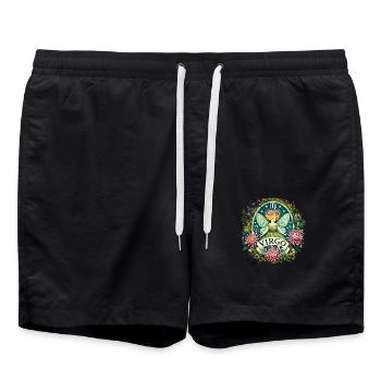 Fée Vierge - Short de bain - noir - Devant - AI Model Male 185 light (185cm)