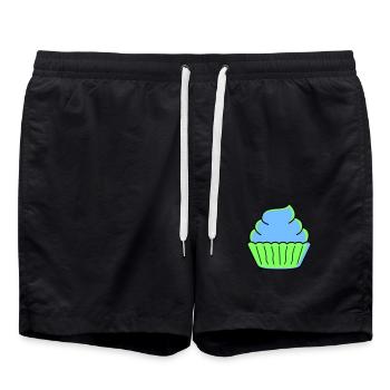 Cupcake - Short de bain - noir - Devant - AI Model Male 185 light (185cm)