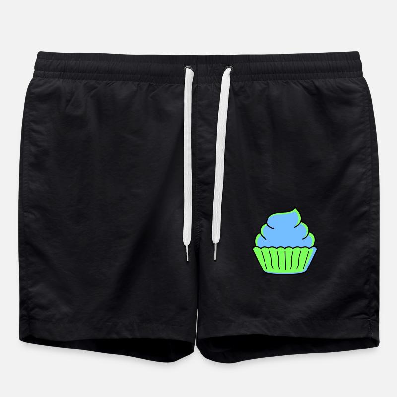 cupcake - Swim Trunks - black