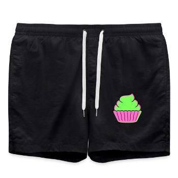 Cupcake - Short de bain - noir - Devant - AI Model Male 185 light (185cm)
