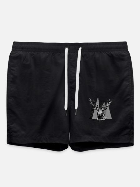 Deer - Swim Trunks - black