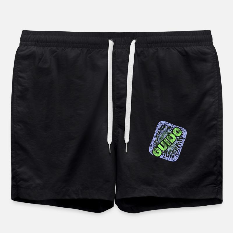 Guido Guido - Swim Trunks - black