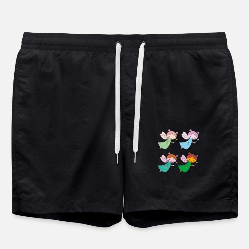 fee 4fach bunt - Swim Trunks - black
