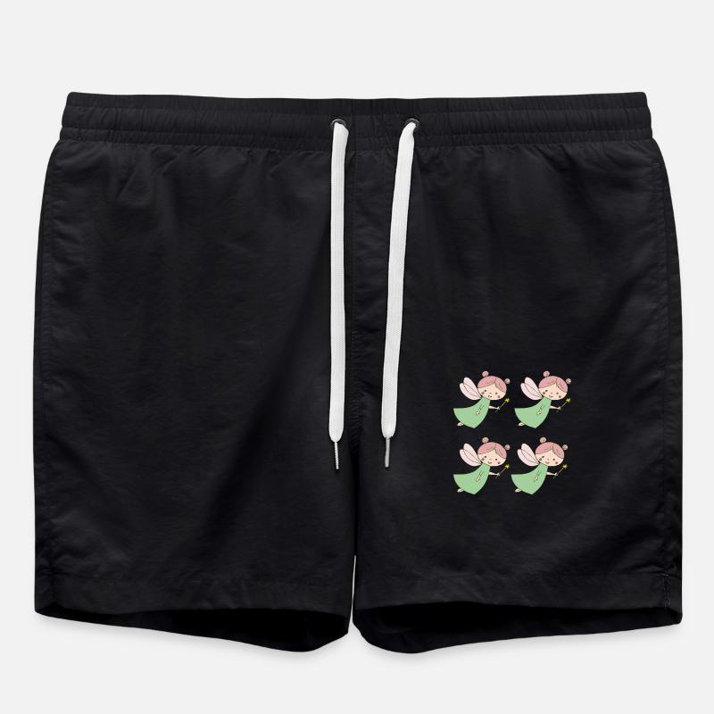 fee 4fach - Badeshorts - Schwarz