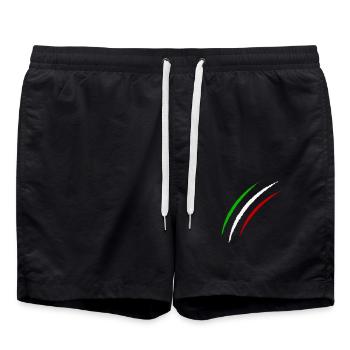 krallen italien - Badeshorts - Schwarz - Vorne - AI Model Male 185 light (185cm)
