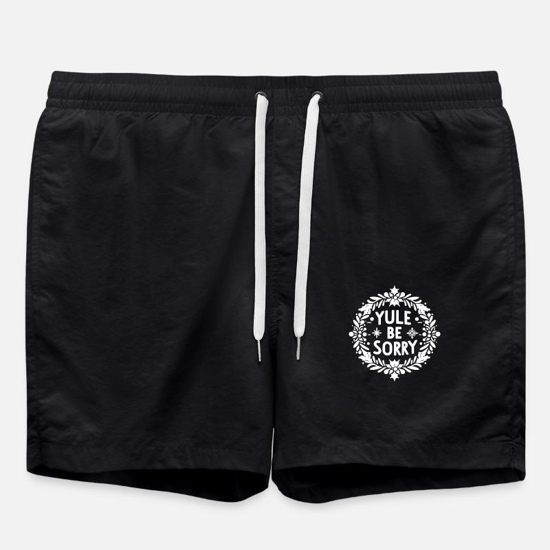 Yule Be Sorry - Short de bain - noir