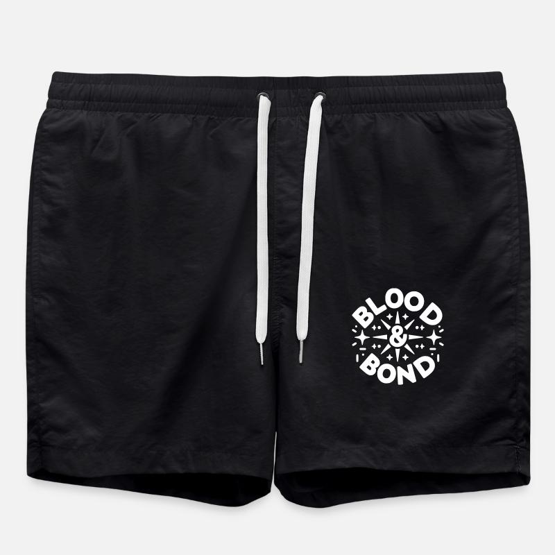 Blood and Bond - Swim Trunks - black