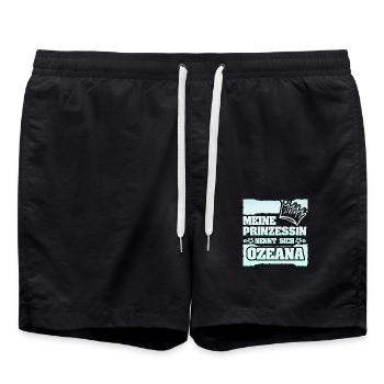 Ozeana - Short de bain - noir - Devant - AI Model Male 185 light (185cm)